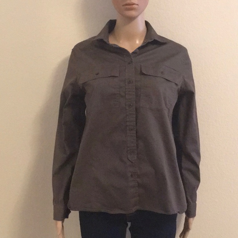 Banana Republic utility shirt dark green worn once